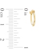 Thumbnail Image 2 of Child's 10mm Hoop Earrings in 10K Tube Hollow Gold