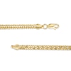 Thumbnail Image 2 of 080 Gauge Diamond-Cut Hollow Double Curb Chain Necklace in 10K Gold - 16"