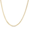 Thumbnail Image 1 of 10K Hollow Gold Diamond-Cut Rambo Curb Chain - 18&quot;