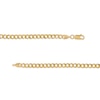 Thumbnail Image 1 of 120 Gauge Diamond-Cut Pavé Curb Chain Bracelet in 10K Solid Gold - 8.5"