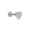 Thumbnail Image 1 of Titanium Heart Stud - 16G 5/16&quot;