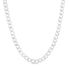 Thumbnail Image 0 of 5mm Flat Curb Chain Necklace in Solid Sterling Silver - 20"