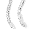 Thumbnail Image 3 of Made in Italy 120 Gauge Solid Curb Chain Necklace in Sterling Silver - 24&quot;