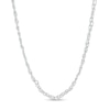 Thumbnail Image 0 of Made in Italy 100 Gauge Diamond-Cut Braided Solid Bead Chain Necklace in Sterling Silver - 18"
