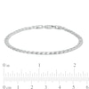 Thumbnail Image 3 of Made in Italy 100 Gauge Diamond-Cut Solid Curb Chain Bracelet in Sterling Silver - 7.5&quot;