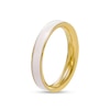 Thumbnail Image 3 of 3mm White Enamel Eternity Band in 10K Gold - Size 7