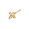 Thumbnail Image 0 of 020 Gauge Dainty Puffed "X" L-Shape Nose Stud in 14K Gold