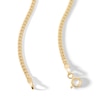 Thumbnail Image 3 of Made in Italy 2.3mm Tight Curb Oval Chain Necklace in 10K Hollow Gold - 18&quot;