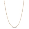 Thumbnail Image 1 of Made in Italy 1.7mm Cable Chain Necklace in 10K Hollow Gold - 18&quot;