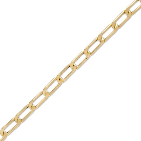 Made in Italy 1.5mm Flat Link Chain Bracelet in 10K Hollow Gold - 7.5"