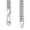 Thumbnail Image 3 of Sterling Silver Diamond-Cut Cuban Chain Made in Italy - 18&quot;