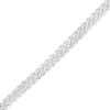 Thumbnail Image 1 of Made in Italy Pavé Miami Curb Chain Bracelet in Solid Sterling Silver - 8.5&quot;