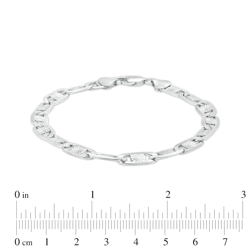 Made in Italy Valentino Chain Bracelet in Solid Sterling Silver - 8.5"
