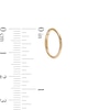 Thumbnail Image 2 of 016 Gauge 10mm Cartilage Hoop in 14K Gold