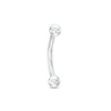 Thumbnail Image 1 of Solid Titanium Curved Barbell - 16G 3/8&quot;