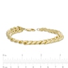 Thumbnail Image 3 of 11mm Miami Cuban Chain Bracelet in 10K Semi-Solid Gold - 9&quot;