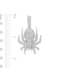 Thumbnail Image 3 of 1/4 CT. T.W. Diamond Pavé Spider Necklace Charm in Sterling Silver