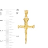 Thumbnail Image 2 of Nail Cross Necklace Charm in 10K Gold