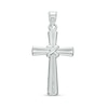 Thumbnail Image 1 of Cross Necklace Charm in Sterling Silver