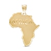 Thumbnail Image 1 of Africa Necklace Charm in 10K Gold Casting