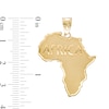 Thumbnail Image 2 of Africa Necklace Charm in 10K Gold Casting