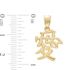 Thumbnail Image 2 of Chinese Symbol of Love Necklace Charm in 10K Gold Casting