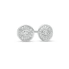 Thumbnail Image 0 of Cubic Zirconia Evil Eye Stud Earrings in Sterling Silver