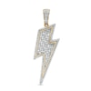 Thumbnail Image 1 of 1/4 CT. T.W. Diamond Lightning Bolt Necklace Charm in 10K Gold