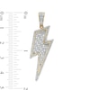 Thumbnail Image 2 of 1/4 CT. T.W. Diamond Lightning Bolt Necklace Charm in 10K Gold