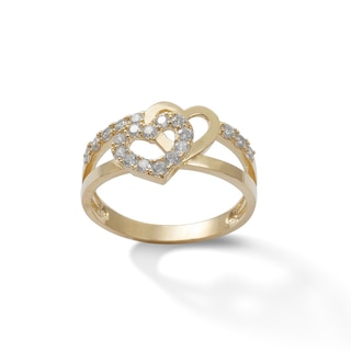 14k White Gold June Heart Ring - 1.0 Grams - Size 7.00 