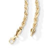 Thumbnail Image 3 of 10K Semi-Solid Gold Diamond-Cut Rope Chain - 20&quot;