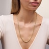 Thumbnail Image 2 of 3.6mm Diamond-Cut Rope Chain Necklace in 10K Semi-Solid Gold - 22&quot;