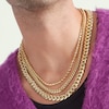 Thumbnail Image 3 of 10K Semi-Solid Gold Diamond-Cut Rope Chain - 22&quot;