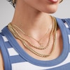 Thumbnail Image 2 of 3.6mm Diamond-Cut Rope Chain Necklace in 10K Semi-Solid Gold - 18&quot;