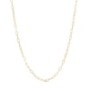 Thumbnail Image 0 of 1.4mm Diamond-Cut Elongated Cable Chain Necklace in 10K Solid Gold - 18"