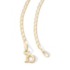 Thumbnail Image 3 of 10K Solid Gold Diamond-Cut Light Curb Chain - 18&quot;