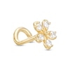 Thumbnail Image 0 of 14K Gold CZ Flower Nose Screw Stud - 20G 5/16"