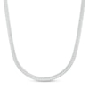 Thumbnail Image 1 of Made in Italy 4mm Herringbone Chain Necklace in Solid Sterling Silver - 18&quot;