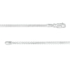 Thumbnail Image 1 of Made in Italy 2mm Diamond-Cut Flat Serpentine Chain Necklace in Solid Sterling Silver - 18"