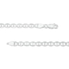 Thumbnail Image 2 of Made in Italy 4.4mm Diamond-Cut Mariner Chain Bracelet in Solid Sterling Silver - 7.5&quot;