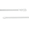 Thumbnail Image 1 of Made in Italy 3.3mm Cuban Curb Chain Anklet in Solid Sterling Silver - 10"