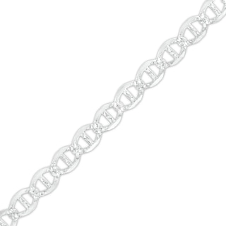 Zales Men's 7.6mm Curb Chain Necklace in Sterling Silver - 24