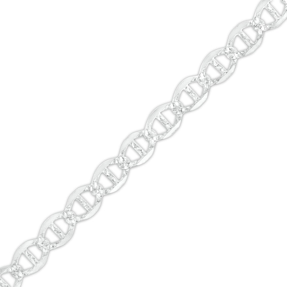 Made in Italy 5.2mm Diamond-Cut Mariner Chain Bracelet in Solid Sterling Silver - 8.5"