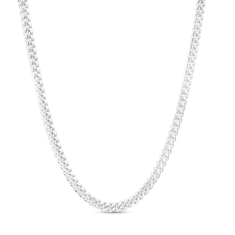 Main Image 1 of Made in Italy 3.3mm Cuban Curb Chain Necklace in Solid Sterling Silver - 16&quot;