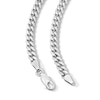 Thumbnail Image 4 of Sterling Silver Cuban Curb Chain Made in Italy - 18&quot;