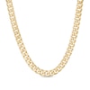 Thumbnail Image 1 of Made in Italy 6.35mm Cuban Chain Necklace in Semi-Solid Sterling Silver with 10K Gold Plate - 20&quot;