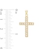 Thumbnail Image 2 of Cubic Zirconia Cross Necklace Charm in 10K Gold