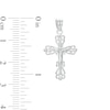 Thumbnail Image 2 of Small Lattice Crucifix Necklace Charm in Sterling Silver