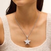 Thumbnail Image 2 of Cubic Zirconia Large Star Necklace Charm in Sterling Silver