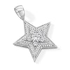 Thumbnail Image 3 of Cubic Zirconia Large Star Necklace Charm in Sterling Silver